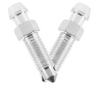 NESTINGHO Tornillo de Drenaje y Válvula de Purga de Aire M7X1 2 Piezas Hierro Galvanizado para Motos Deportivas y Mantenimiento de Frenos de Motocicleta
