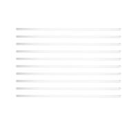 NESTINGHO Varilla de Vidrio para Mezclar Cócteles y Café 20cm Resistente Corrosión Diseño Redondeado Paquete de 10 Piezas Adecuado para Laboratorio y Cocina Reutilizable