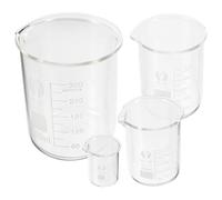 NESTINGHO Vaso de Precipitados de Vidrio de Borosilicato para Laboratorio, Taza Medidora Química Escala Precisa y Alta Resistencia para Medición de Líquidos