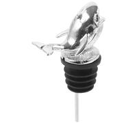 NESTINGHO Vertedor de Vino Forma Ballena Cucharón Decorativo para Botellas de Licor Vino y Aceite Accesorio Elegante para Bodegas y Eventos