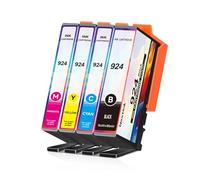 Nestink 【Nuevo chip】 Cartuchos de tinta 924e 924XL, 924-XL 924 XL Multipack compatible con HP Officejet Pro 8120 8123 8130 8133 8120e 8122e 8124e 8125e 8130e 8132e 8134e 8135e. e 81388 E 8139e