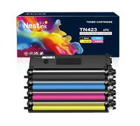 Nestink TN423 TN-423 【Gran capacidad】 TN423BK TN423C TN423M TN423Y Tonr Cartuchos compatibles con Brother HL-L8260CDW HL-L8360CDW MFC-L8690CDW MFC-L8900CDW DCP-L8410CDW DCP-L8410CDW N Impresora (4