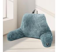 Nestl Almohada de Lectura de Piel, Elegante Almohada de Espalda para Sentarse en Cama, Almohada de Piel sintética con Brazos, Almohadas de Lectura para Sentarse en la Cama, Adultos y niños, Almohada