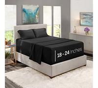 Nestl Sábanas con Bolsillo extraprofundo, se Adapta a colchones de 18 a 24 Pulgadas de Profundidad, Juegos de sábanas de tamaño King de 4 Piezas, sábanas de tamaño King con Bolsillo Profundo, Color