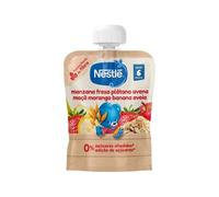 Nestlé 100% Fruta Manzana, Fresa, Plátano, Avena 90 g