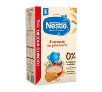 Nestlé 8 Cereales con Galleta 0% Azúcares Añadidos 725 g