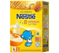 Nestlé 8 Cereales con Miel 600 gr - Papillas de Cereales