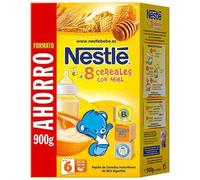 Nestlé 8 Cereales con Miel 900 gr - Papillas de Cereales