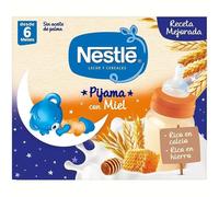 Nestlé Papilla Líquida 8 Cereales con Miel +6m 2x250 ml