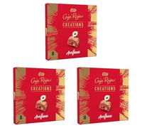 NESTLÉ CAJA ROJA Creations Bombón de chocolate con leche y avellana Estuche 111 g (Paquete de 3)