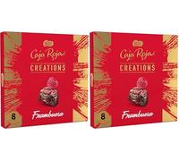 NESTLÉ CAJA ROJA Creations Bombón de chocolate negro y Frambuesa Estuche 109 g (Paquete de 2)