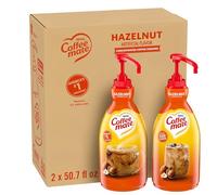NESTLE COFFEE-MATE Coffee Creamer, Hazelnut, 1.5L liquid pump bottle, Pack of 2