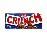 Nestlé Crunch Chocolate con Leche con Cereales Tostados, 100g