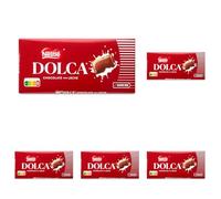 Nestlé Dolca Chocolate con Leche, 100g (Paquete de 5)