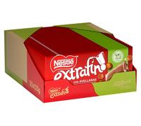 NESTLE EXTRAFINO Chocolate con leche y avellana tableta 123g CAJA de 30 unidades