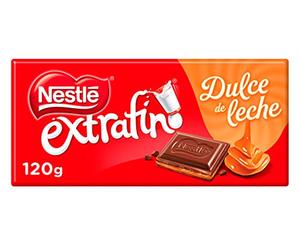 Nestlé Extrafino - Tableta de Chocolate con Leche Relleno de Dulce de Leche - 5 Paquetes de 120 g