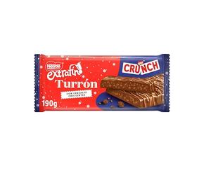 NESTLÉ EXTRAFINO turrón de choclate con leche CRUNCH 190g