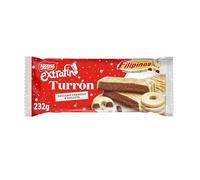 NESTLÉ Extrafino Turrón de chocolate blanco con relleno Galleta Filipinos 232g
