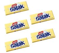 Nestle Galak - Barra de chocolate blanco (100 g, 5 unidades)