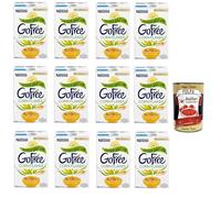 Nestlé GO FREE - Copos de maíz sin gluten (12 unidades, leche y yogur, 375 g, 400 g)