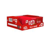 NESTLÉ KIT KAT barritas de chocolate con leche Caja 20unidades de (8x20.7g)