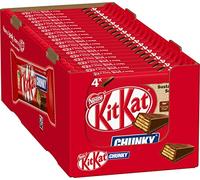 NESTLÉ KITKAT CHUNKY barritas de chocolate con leche caja 20 unidades de pack (4x40g)