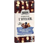 Nestlé les Recetas de la planta - Gourmand negro, arándanos, almendras, avellanas, 170 g, 4 unidades
