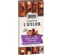 Nestlé les recetas del taller - leche gourmand, uvas, almendras y avellanas, 170 g - cuatro artículos