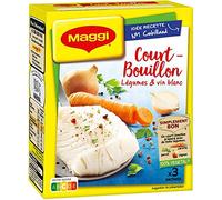 Nestle Maggi - Caldo corto para verduras y vino blanco, 100% vegetal, 150 g, 4 unidades
