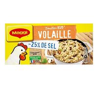 Nestlé Maggi - Caldo de aves - 25% sal 120 g - 4 unidades