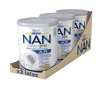 Nestlé NAN A.R. Alimento en polvo para lactantes con regurgitaciones, 3 botes de 800g