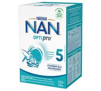 Nestlé NAN OPTIpro 5, Producto a base de leche para lactantes - 650 g