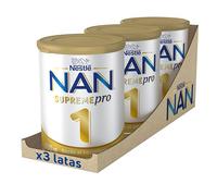 Nestlé NAN SUPREMEPRO 1 Leche para lactantes en polvo, 3 botes de 800gr | Leche en polvo para lactantes desde nacimiento. Nuestra fórmula más avanzada.