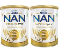 Nestlé NAN SUPREMEPRO 1 Leche para lactantes en polvo, bote de 800gr (Paquete de 2)