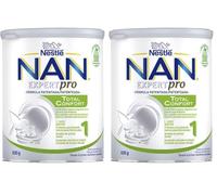 Nestlé NAN TOTAL CONFORT 1 - Leche especial para bebés con trastornos digestivos leves tales como cólicos o estreñimientos - bote de 800g (Paquete de 2)