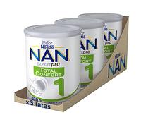 Nestlé NAN TOTAL CONFORT 1 - Leche especial para bebés con trastornos digestivos leves tales como cólicos o estreñimientos - bote de 800g