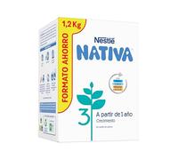 Nestlé NATIVA 3 Leche de Crecimiento en polvo desde 12 meses, estuche 1200g | Leche de crecimiento para niños a partir de los 12 meses. FORMATO AHORRO.