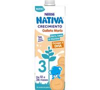 Nestlé Nativa Crecimiento 3 Galleta María 1L