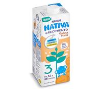 NESTLE Nativa leche crecimiento galleta María +12 meses envase 1 lt