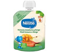 Nestlé Naturnes Bolsita de Manzana, Zanahoria y Mango, 6+ Meses, 90g