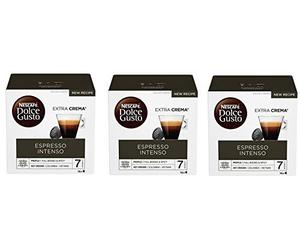 Nestlé Nescafé Dolce Gusto Capsule Café Intenso Extra Crema tostado y molido 16 Cápsulas Intensidad 7