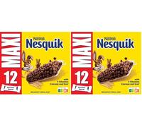 Nestlé Nesquik Barres de Céréales 12 Barres de 25 g (Paquete de 2)