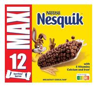 Nestlé Nesquik Barritas de Cereales Integrales, 12 x 25g