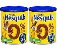 NESTLE NESQUIK Cacao en polvo 0% azúcares, 320 g (Paquete de 2)