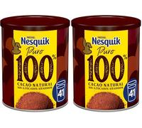 NESTLÉ NESQUIK Intenso 100% Cacao Soluble 290g Lata (Paquete de 2)