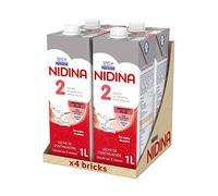 Nestlé NIDINA 2 Leche de continuación líquida a partir de 6 meses, 1L | Leche de continuación lista para beber para bebé a partir de 6 meses.