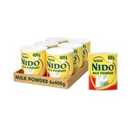 Nestlé nido leche en polvo, 400 g (Pack de 6)