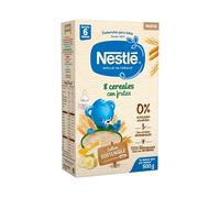NESTLÉ 0%0% Papilla 8 Cereales 570g, sin azúcares añadidos ni producidos, a partir de 6 meses