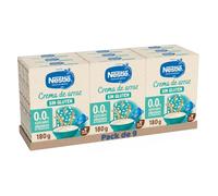 Nestlé Papilla Crema de Arroz 0%0% Azúcares Sin Gluten +6 meses Pack 9x180g | Pack de papillas crema de arroz sin azúcar añadido ni producido, desde 6 meses, sin gluten, ideal como primera papilla