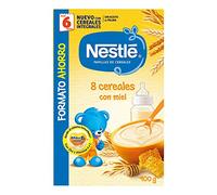 Nestlé Papillas 8 Cereales con Miel, 6+ Meses, 900g